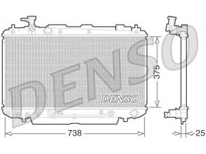 DENSO DRM50064 radiatorius, variklio aušinimas 
 Aušinimo sistema -> Radiatorius/alyvos aušintuvas -> Radiatorius/dalys
1640028190