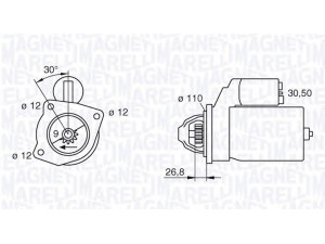 MAGNETI MARELLI 063217154010 starteris 
 Elektros įranga -> Starterio sistema -> Starteris
1516722R, 4412894, 4448694, 4470224