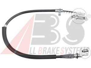 A.B.S. K18006 trosas, stovėjimo stabdys 
 Stabdžių sistema -> Valdymo svirtys/trosai
68066189AC, K68066189AB, K68066189AC