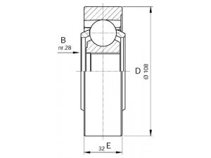 OPEN PARTS CVJ5423.20 jungčių komplektas, kardaninis velenas 
 Ratų pavara -> Sujungimai/komplektas
0046307514, 0046307515, 46307514