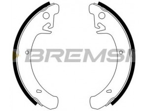 BREMSI GF0283 stabdžių trinkelių komplektas 
 Techninės priežiūros dalys -> Papildomas remontas
11183502090, 21080350209001, 21083502090