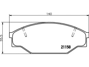 HELLA 8DB 355 006-121 stabdžių trinkelių rinkinys, diskinis stabdys 
 Techninės priežiūros dalys -> Papildomas remontas
J0446535020, J0446535320, J0449135200