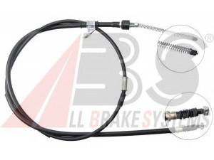 A.B.S. K16768 trosas, stovėjimo stabdys 
 Stabdžių sistema -> Valdymo svirtys/trosai
MR 128204