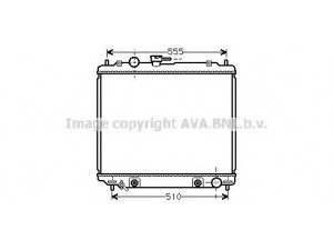 AVA QUALITY COOLING MT2182 radiatorius, variklio aušinimas 
 Aušinimo sistema -> Radiatorius/alyvos aušintuvas -> Radiatorius/dalys
MB340051, MB890955