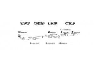 VENEPORTE 800037 išmetimo sistema 
 Išmetimo sistema -> Išmetimo sistema, visa