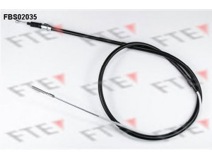 FTE FBS02035 trosas, stovėjimo stabdys 
 Stabdžių sistema -> Valdymo svirtys/trosai
191 609 721 A