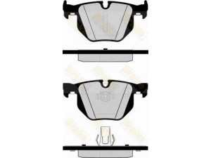 Brake ENGINEERING PA1562 stabdžių trinkelių rinkinys, diskinis stabdys 
 Techninės priežiūros dalys -> Papildomas remontas
34216763043, 34216763044