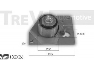 TREVI AUTOMOTIVE KD1273 paskirstymo diržo komplektas 
 Techninės priežiūros dalys -> Papildomas remontas
30621589, MW30621589, MW30777250
