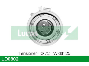 LUCAS ENGINE DRIVE LD0802 įtempiklio skriemulys, paskirstymo diržas
06A109479, 06A109479A, 06A109479B