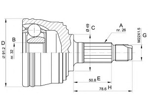 OPEN PARTS CVJ5353.10 jungčių komplektas, kardaninis velenas 
 Ratų pavara -> Sujungimai/komplektas
GCV1076, TDJ10016, TDJ10016E