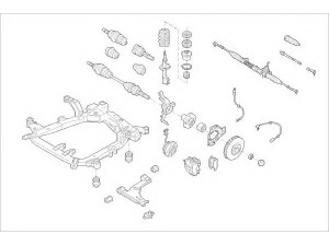 DELPHI OPEL-09000-F rato pakaba 
 Ašies montavimas/vairavimo mechanizmas/ratai -> Prekių paieška pagal schemą