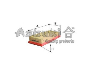 ASHUKI US102206 oro filtras 
 Filtrai -> Oro filtras
04891176AA, 05098424AB, 4891176AA
