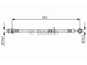 BOSCH 1 987 481 710 stabdžių žarnelė 
 Stabdžių sistema -> Stabdžių žarnelės
26540 SC012, 26590 SC010, 26590 SC011