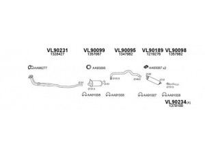 VENEPORTE 900093 išmetimo sistema 
 Išmetimo sistema -> Išmetimo sistema, visa