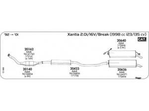 AKS DASIS SGCI066 išmetimo sistema