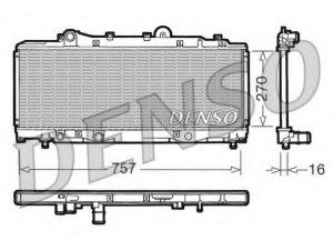 DENSO DRM13001 radiatorius, variklio aušinimas 
 Aušinimo sistema -> Radiatorius/alyvos aušintuvas -> Radiatorius/dalys
7785122