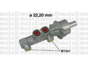 METELLI 05-0538 pagrindinis cilindras, stabdžiai 
 Stabdžių sistema -> Pagrindinis stabdžių cilindras
558137, 558145, 93177770, 93181438