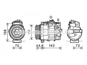 AVA QUALITY COOLING MSK611 kompresorius, oro kondicionierius 
 Oro kondicionavimas -> Kompresorius/dalys
0022300711