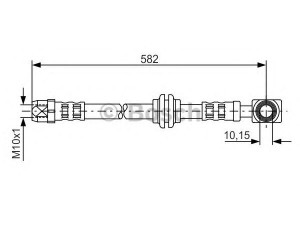 BOSCH 1 987 476 991 stabdžių žarnelė 
 Stabdžių sistema -> Stabdžių žarnelės
34 10 6 779 817, 34 30 6 794 002