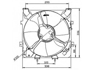 NRF 47041 ventiliatorius, radiatoriaus 
 Aušinimo sistema -> Oro aušinimas
80150SR3013, 80150SR3K01, 80152SR3000