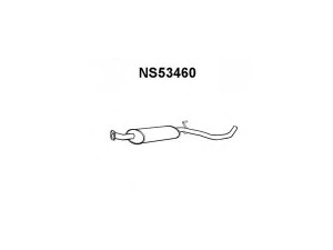 VENEPORTE NS53460 priekinis duslintuvas 
 Išmetimo sistema -> Duslintuvas
20300BC02B, 20300BC02C