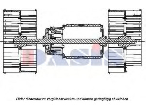 AKS DASIS 740017N vidaus pūtiklis 
 Šildymas / vėdinimas -> Orpūtė/dalys
0028308408, A0028308408