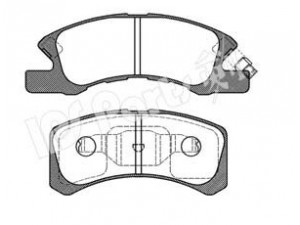 IPS Parts IBD-1694 stabdžių trinkelių rinkinys, diskinis stabdys 
 Techninės priežiūros dalys -> Papildomas remontas
04465B2030, 04491-97214-000, 0449197214000