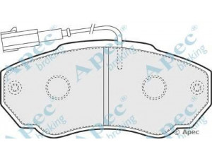 APEC braking PAD1239 stabdžių trinkelių rinkinys, diskinis stabdys 
 Techninės priežiūros dalys -> Papildomas remontas
425243, 425458, 71752979, 77362219