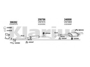 KLARIUS 931481E išmetimo sistema 
 Išmetimo sistema -> Išmetimo sistema, visa