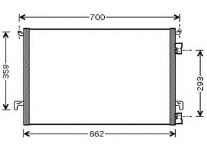 AUTOCLIMA 30311542 kondensatorius, oro kondicionierius
51779945, 71740472, 13101840, 13114943