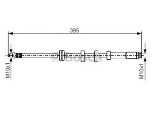 BOSCH 1 987 476 635 stabdžių žarnelė 
 Stabdžių sistema -> Stabdžių žarnelės
46423177, 7735009, 46423177, 7735009