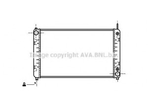AVA QUALITY COOLING MS2180 radiatorius, variklio aušinimas
6685000301, 6685000801