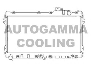 AUTOGAMMA 105755 radiatorius, variklio aušinimas
B61P152000, B64J15200A