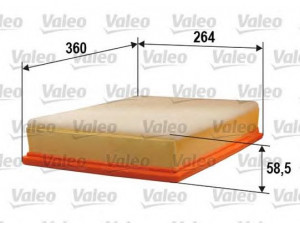 VALEO 585377 oro filtras 
 Techninės priežiūros dalys -> Techninės priežiūros intervalai
4415430, 4417325, 8200283082, 8200488878