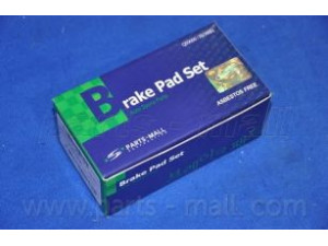PARTS-MALL PKB-034 stabdžių trinkelių rinkinys, diskinis stabdys 
 Techninės priežiūros dalys -> Papildomas remontas
583021DA00, 583021DA01, 583021DA01-BR