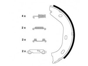 PAGID H1080 stabdžių trinkelių komplektas, stovėjimo stabdis 
 Stabdžių sistema -> Rankinis stabdys
1084200120, 1164200020, 1204201420