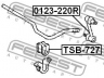 FEBEST TSB-727 skersinio stabilizatoriaus įvorių komplektas
48818-12140, 48818-12200