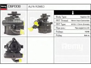 DELCO REMY DSP008 hidraulinis siurblys, vairo sistema 
 Vairavimas -> Vairo pavara/siurblys
