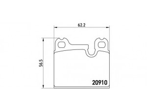 BREMBO P 06 005 stabdžių trinkelių rinkinys, diskinis stabdys 
 Techninės priežiūros dalys -> Papildomas remontas
11913264160201, 60736182, 60740848