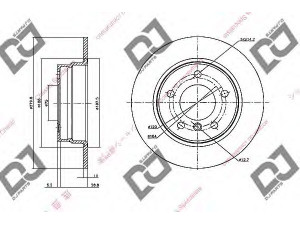 DJ PARTS BD1632 stabdžių diskas 
 Dviratė transporto priemonės -> Stabdžių sistema -> Stabdžių diskai / priedai
34216467647, 34216855001