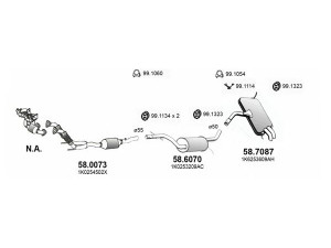 ASSO ART3886 išmetimo sistema