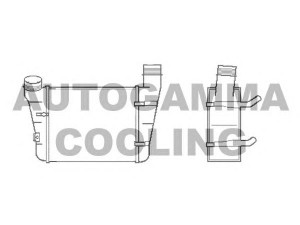 AUTOGAMMA 102986 tarpinis suslėgto oro aušintuvas, kompresorius
8E0145805F, 8E0145805S