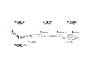 VENEPORTE 900066 išmetimo sistema