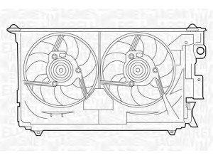 MAGNETI MARELLI 069422383010 ventiliatorius, radiatoriaus 
 Aušinimo sistema -> Oro aušinimas
1254.90