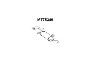 VENEPORTE MT75349 galinis duslintuvas 
 Išmetimo sistema -> Duslintuvas
MR912798