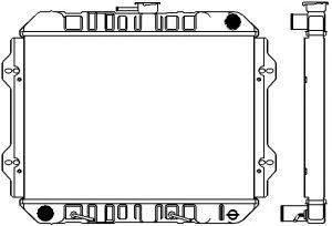 SAKURA  Automotive 1461-0218 radiatorius, variklio aušinimas