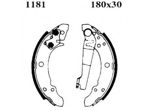 BSF 01181 stabdžių trinkelių komplektas 
 Techninės priežiūros dalys -> Papildomas remontas
171609525A, 171609526A, 171609527F