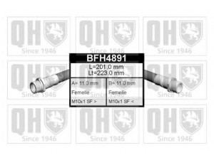 QUINTON HAZELL BFH4891 stabdžių žarnelė 
 Stabdžių sistema -> Stabdžių žarnelės
8D0 611 775E, 8D0 611 775E, 8D0 611 775E