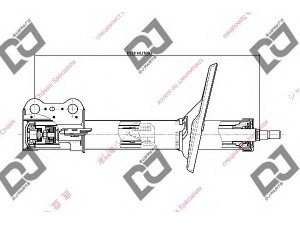 DJ PARTS DS1746GS amortizatorius 
 Pakaba -> Amortizatorius
4851049155, 4851049156, 4851049157