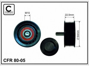 CAFFARO 80-05 kreipiantysis skriemulys, V formos rumbuotas diržas 
 Diržinė pavara -> V formos rumbuotas diržas/komplektas -> Laisvasis/kreipiamasis skriemulys
49 67 907, 49 68 590, 55562635